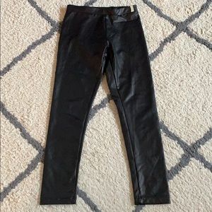 ZaraGirls liquid leggings EUC